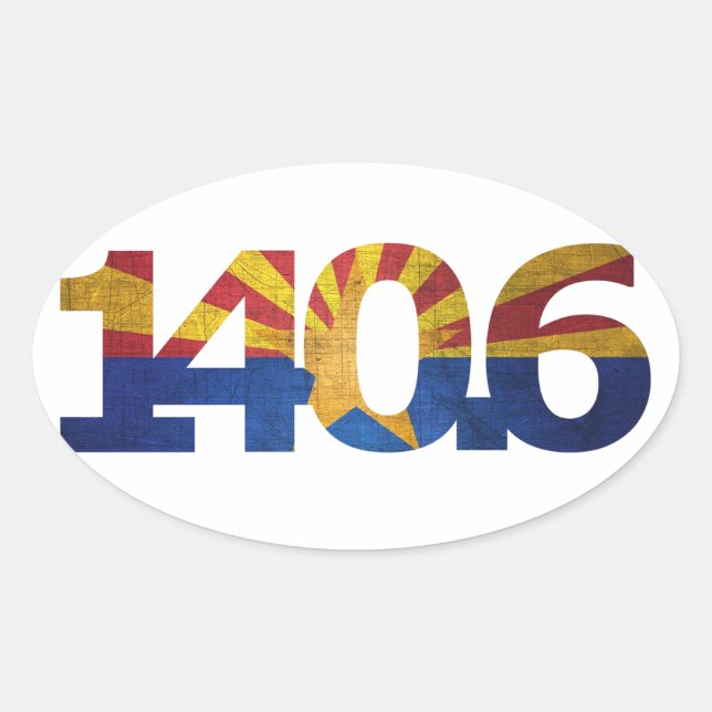 AZ Flag Long Distance Triathlon Sticker (Front)