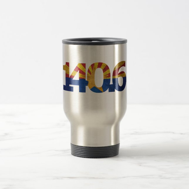 AZ FLAG LONG DISTANCE TRIATHLON TRAVEL MUG (Center)