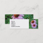 AZ- Pink Coneflower Floral Business Cards (Front/Back)