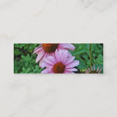 AZ- Pink Coneflower Floral Business Cards (Back)