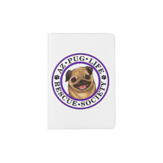 AZ Pug Life passport holder