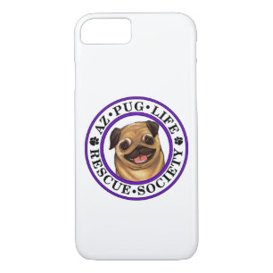 AZ Pug Life simple cell phone case