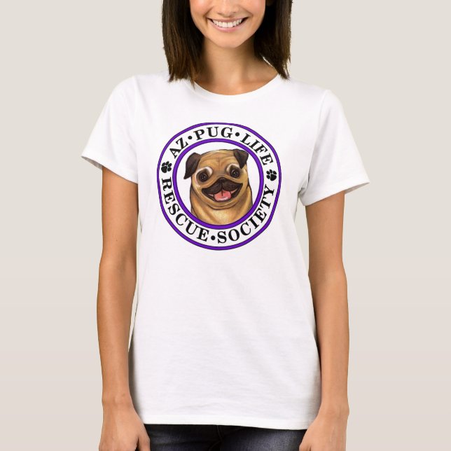 AZ Pug Life tank top with large center logo (Front)