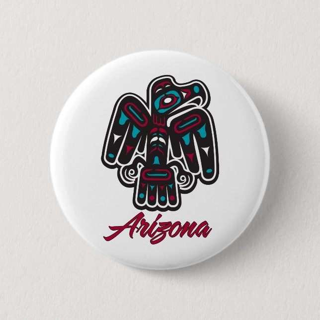 AZ Thunderbird Clan Pinback Button (Front)