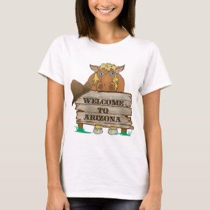 AZ- Welcome to Arizona Horse T-Shirt