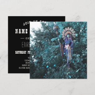 aza goddess of feminine energy of the cosmos invitation