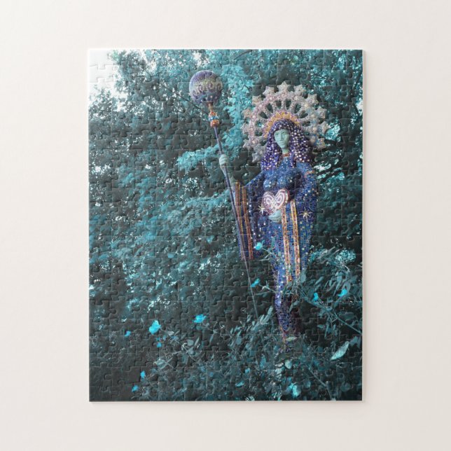 aza goddess of feminine energy of the cosmos jigsaw puzzle (Vertical)