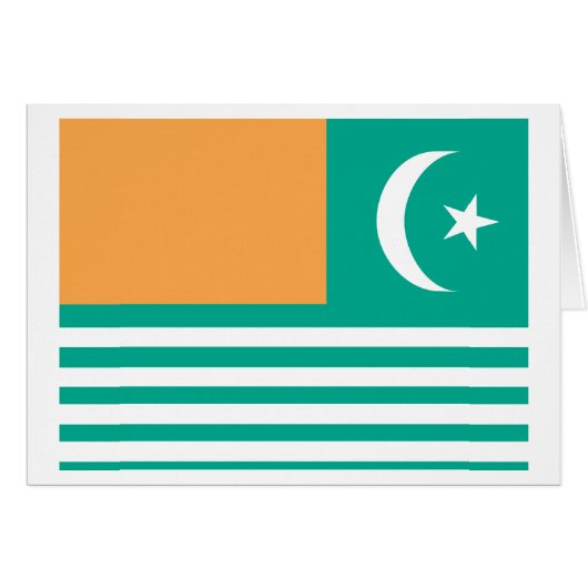 Azad Kashmir Flag Cards (Front Horizontal)