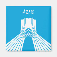 Azadi Tower Turquoise Magnet