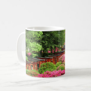 Azalea Festival: Nezu Shrine, Japan Postcard Coffee Mug
