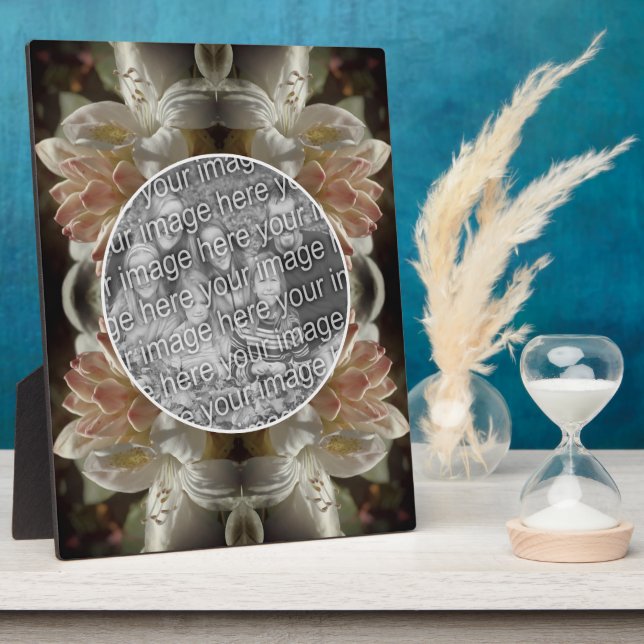 Azalea Flower Blossoms Tint Create Your Own Photo Plaque (Side)