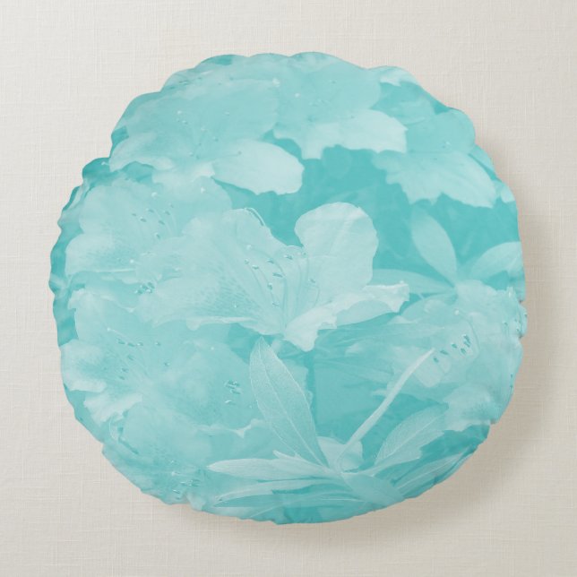 Azaleas..... Round Pillow (Front)