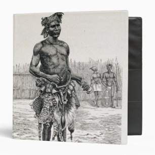 Azandeh Binsa or Witch Doctor 3 Ring Binder