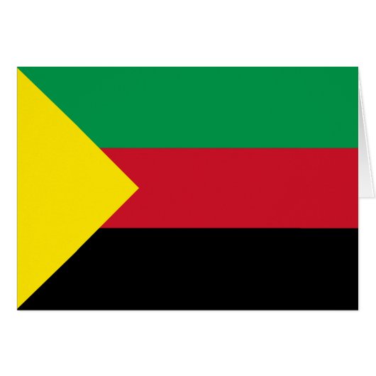 Azawad Flag Cards (Front Horizontal)
