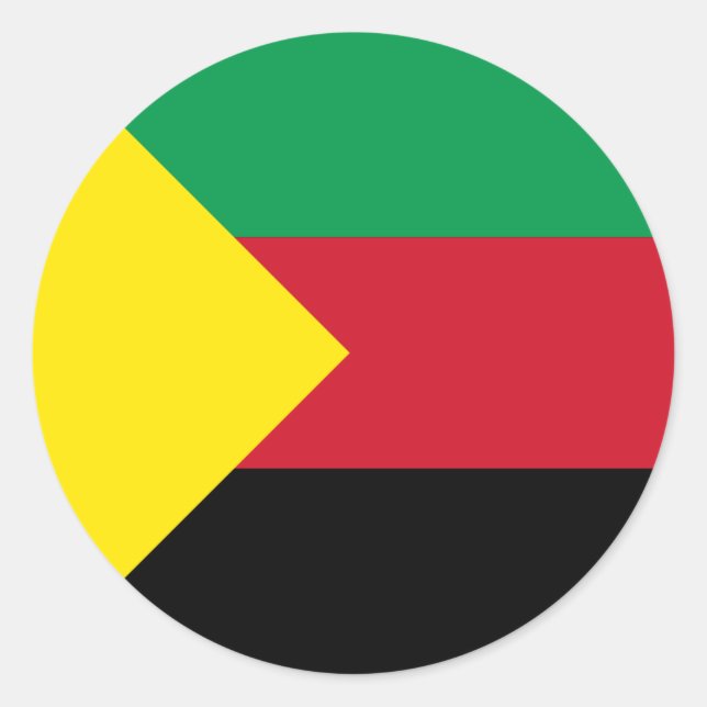 Azawad Flag Classic Round Sticker (Front)