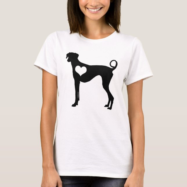 Azawakh Heart T-Shirt (Front)