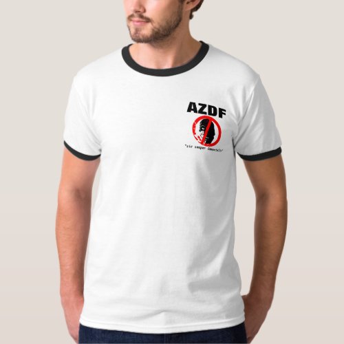 AZDF Anti Zombie Defense Force T_Shirt