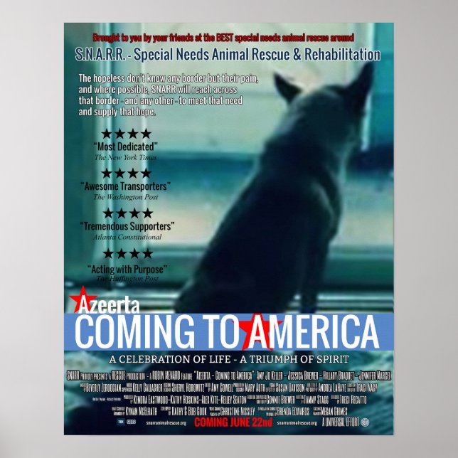Azeerta - Coming to America Poster (Front)