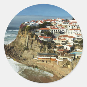 Azenhas Do Mar, Portugal Classic Round Sticker