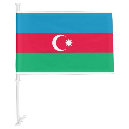 azerbaijan car flag