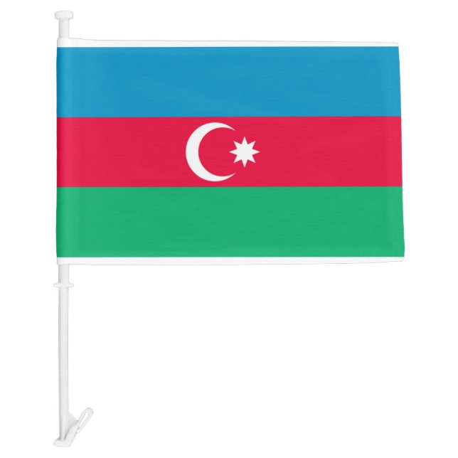 azerbaijan car flag (Front)