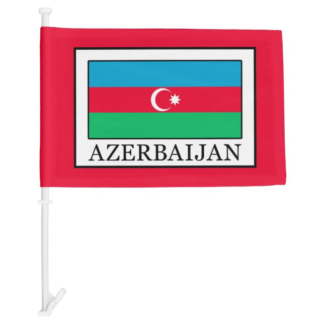 Azerbaijan Car Flag (Front)