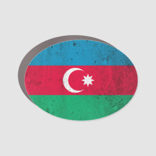 Azerbaijan Car Magnet