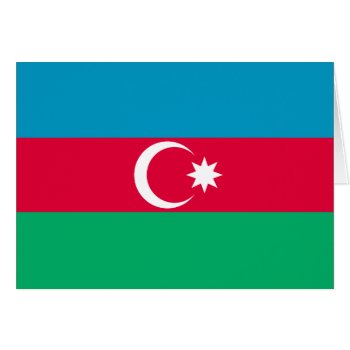 Azerbaijan Flag by FlagWare at Zazzle