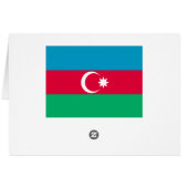 Azerbaijan Flag (Back Horizontal)