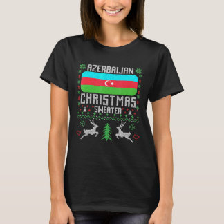 Azerbaijan Flag Azerbaijani Christmas Sweater