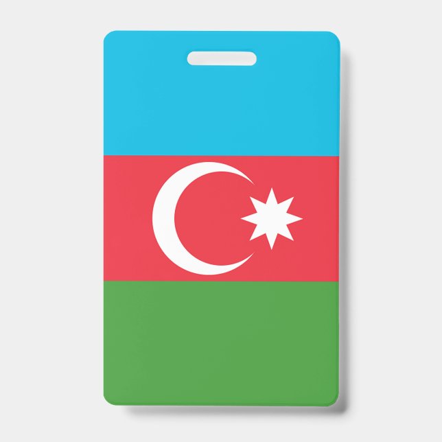 Azerbaijan Flag Badge (Front)