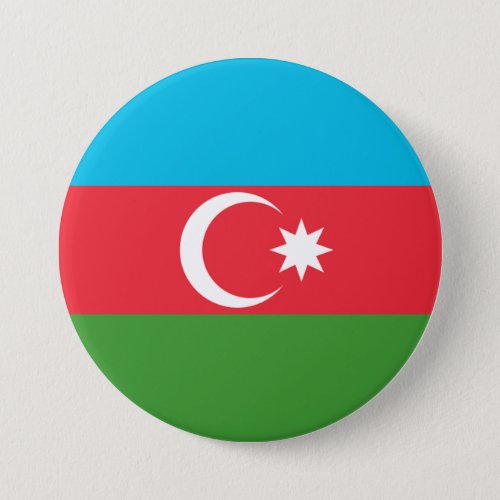 Azerbaijan Flag Button