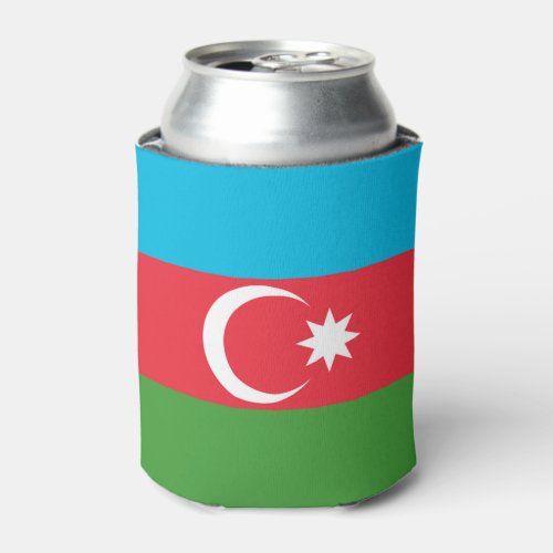 Azerbaijan Flag Can Cooler