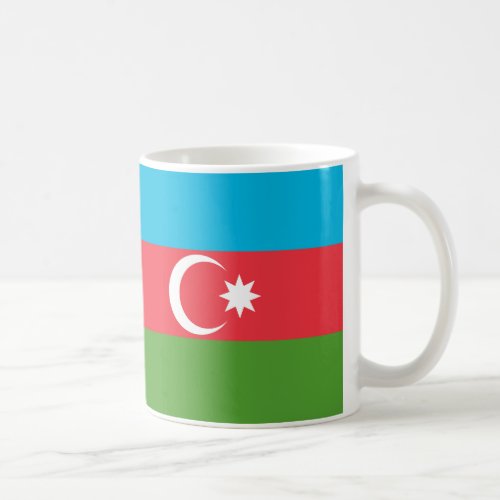 Azerbaijan Flag Ceramic Mug