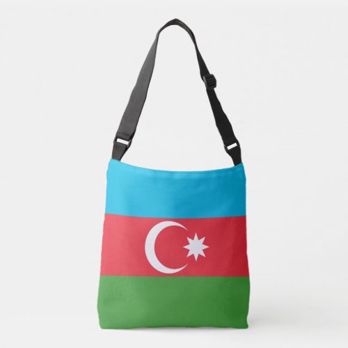 Azerbaijan Flag Crossbody Bag