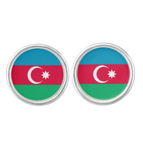 Azerbaijan Flag Cufflinks