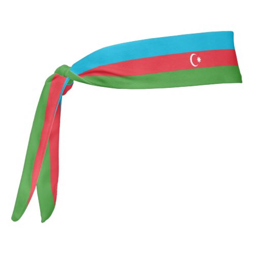 Azerbaijan Flag Elegant Patriotic Tie Headband