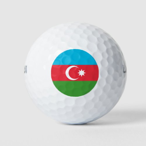 Azerbaijan Flag Golf Balls