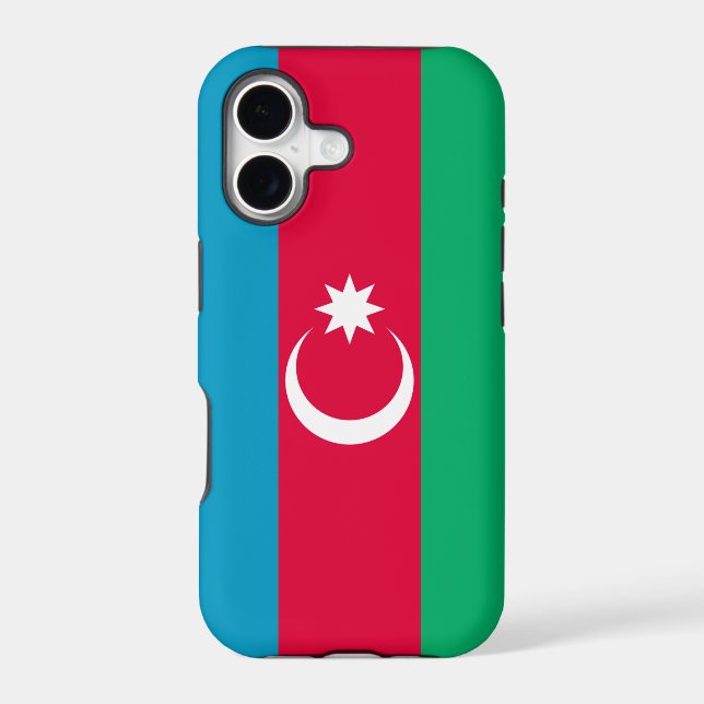 Azerbaijan Flag Iphone Case (Back)