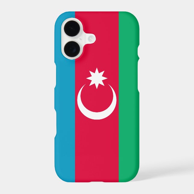 Azerbaijan Flag Iphone Case (Back)