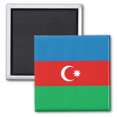 Azerbaijan Flag Magnet