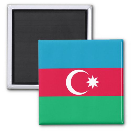 Azerbaijan Flag Magnet