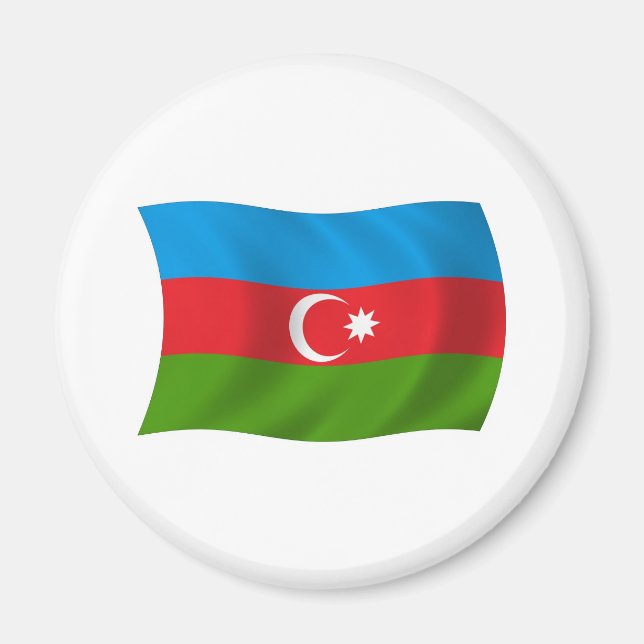 Azerbaijan Flag Magnet (Front)