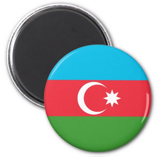 Azerbaijan Flag Magnet