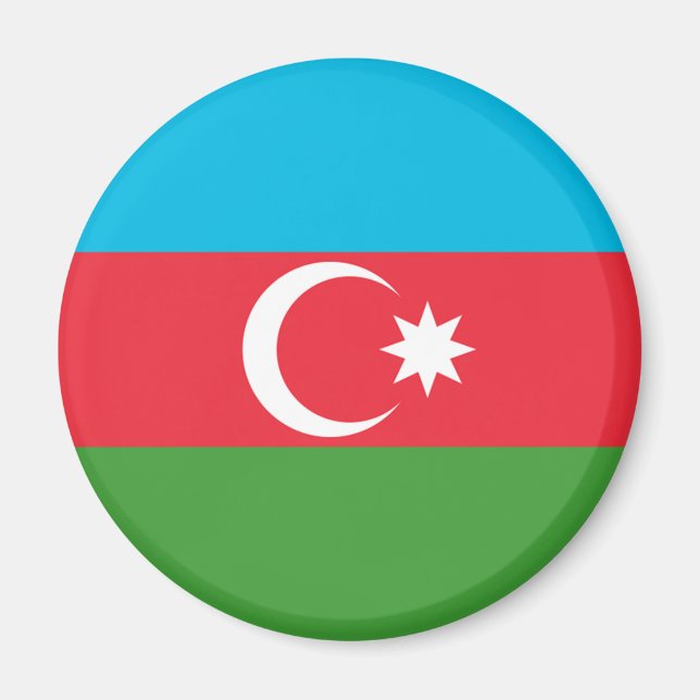 Azerbaijan Flag Magnet (Front)
