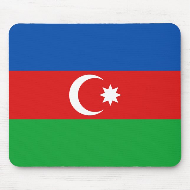 Azerbaijan Flag Mousepad (Front)