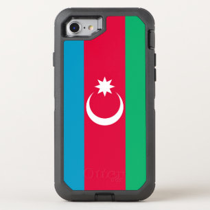 Azerbaijan Flag OtterBox Defender iPhone SE/8/7 Case