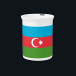 Azerbaijan Flag Pitcher<br><div class="desc">Add a refreshing splash of Azerbaijani pride to your gatherings with our exclusive pitcher featuring the flag of Azerbaijan! Crafted with meticulous attention to detail, this pitcher is more than just a functional beverage container—it’s a celebration of Azerbaijan’s rich heritage and national identity. The vibrant design prominently showcases the Azerbaijani...</div>