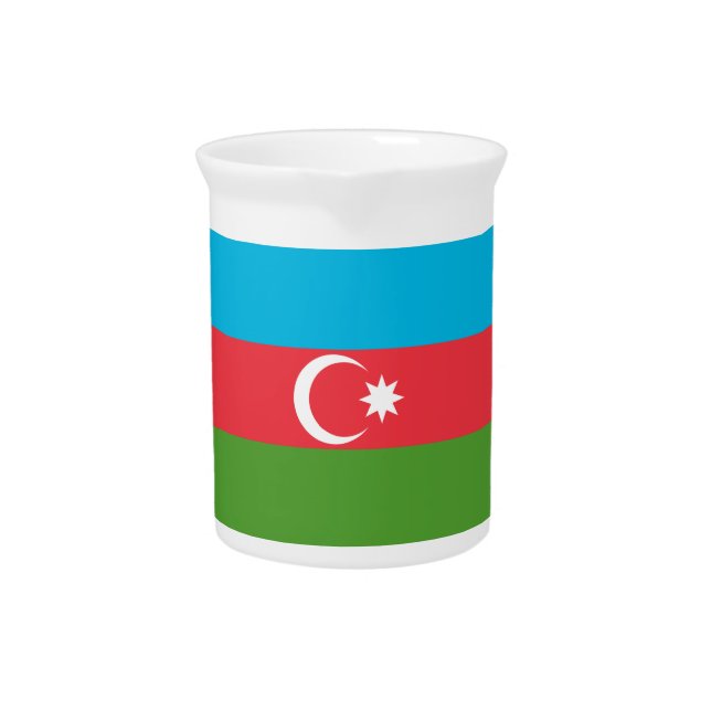 Azerbaijan Flag Pitcher (Front)