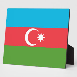Azerbaijan Flag Plaque